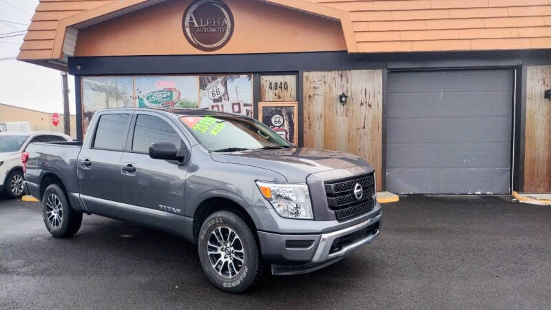 2022 Nissan Titan for sale at Alpha Automotive in Billings MT