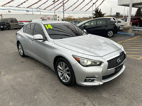 2014 Infiniti Q50 for sale at I-80 Auto Sales in Hazel Crest IL