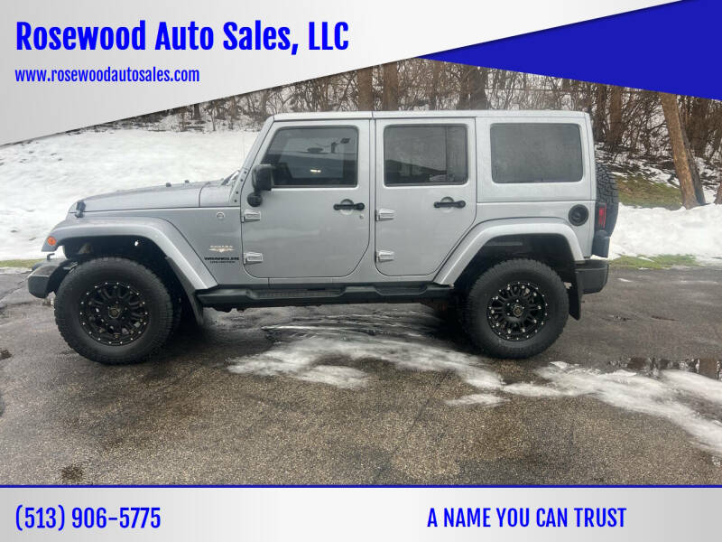 2013 Jeep Wrangler Unlimited for sale at Rosewood Auto Sales, LLC in Hamilton OH