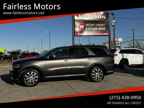 2017 Dodge Durango for sale at Fairless Motors in Fairless Hills PA