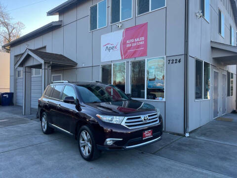 2012 Toyota Highlander for sale at Apex Motors Tacoma in Tacoma WA