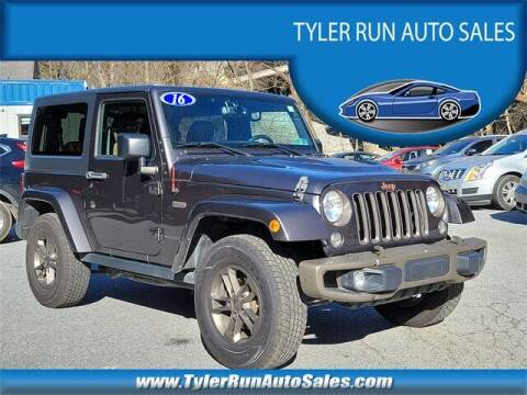 2016 Jeep Wrangler for sale at Tyler Run Auto Sales in York PA
