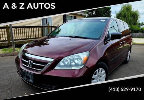 2007 Honda Odyssey for sale at A & Z AUTOS in Westfield MA