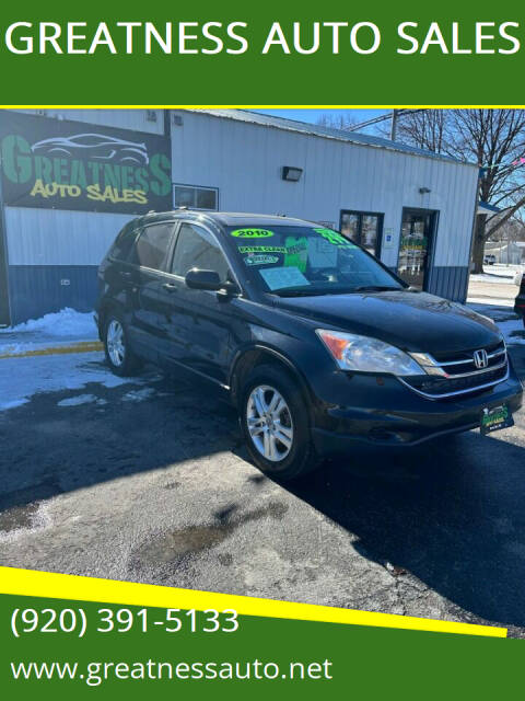 2010 Honda CR-V for sale at GREATNESS AUTO SALES in Green Bay, WI