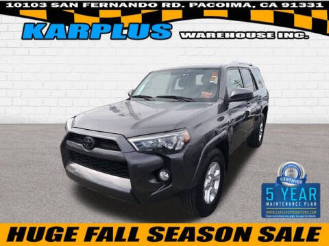 2017 Toyota 4Runner for sale at Karplus Warehouse in Pacoima CA