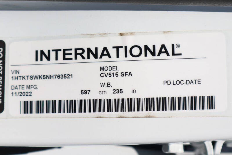 2022 International CV515