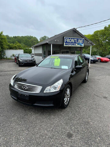 2009 Infiniti G37 Sedan for sale at Frontline Motors Inc in Chicopee MA