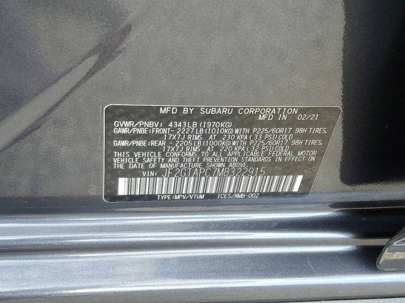 2021 Subaru Crosstrek Premium