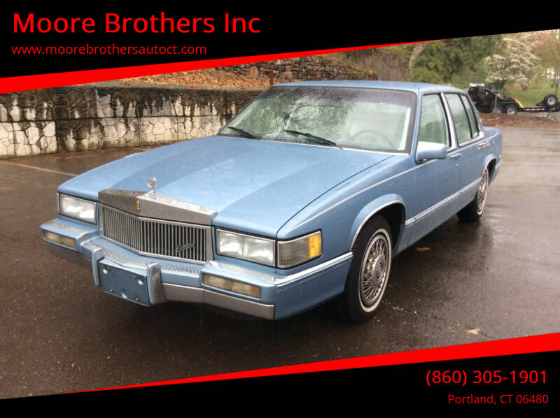 1989 Cadillac DeVille for sale at Moore Brothers Inc in Portland CT