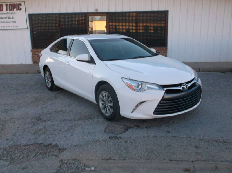 2017 Toyota Camry for sale at AUTO TOPIC in Gainesville TX