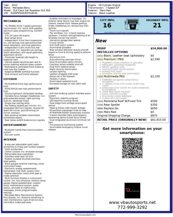 2012 Mercedes-Benz SLK SLK 350
