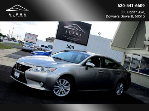 2015 Lexus ES 350 for sale at Alpha Luxury Motors in Downers Grove IL