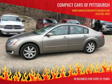 2005 Nissan Maxima for sale at Compact Cars of Pittsburgh in Pittsburgh PA