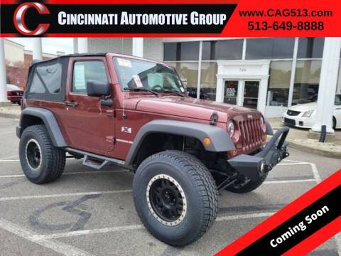 2008 Jeep Wrangler for sale at Cincinnati Automotive Group in Lebanon OH