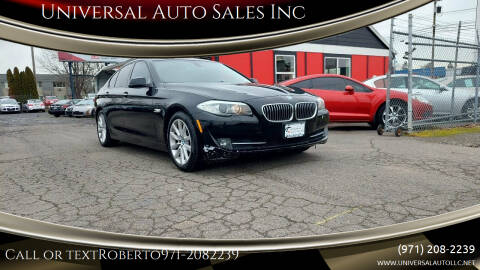 2011 BMW 5 Series for sale at Universal Auto Sales Inc in Salem OR