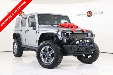 2014 Jeep Wrangler Unlimited for sale at INDY'S UNLIMITED MOTORS - UNLIMITED MOTORS in Westfield IN
