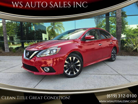 2017 Nissan Sentra for sale at WS AUTO SALES INC in El Cajon CA