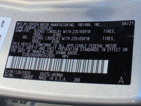 2021 Toyota Highlander XLE