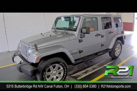 2015 Jeep Wrangler Unlimited for sale at Route 21 Auto Sales in Canal Fulton OH