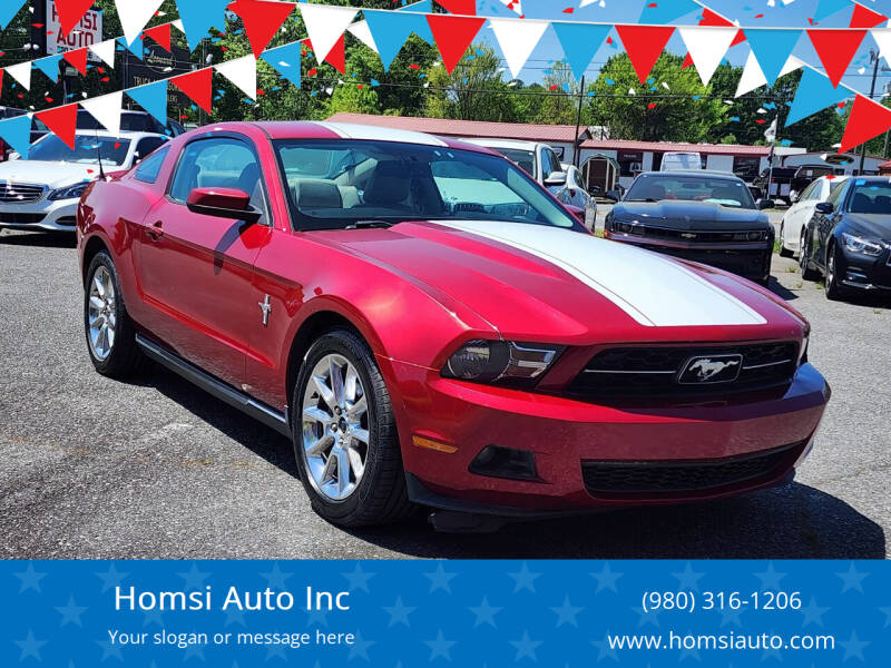 2010 Ford Mustang for sale at Homsi Auto Inc in Kannapolis NC