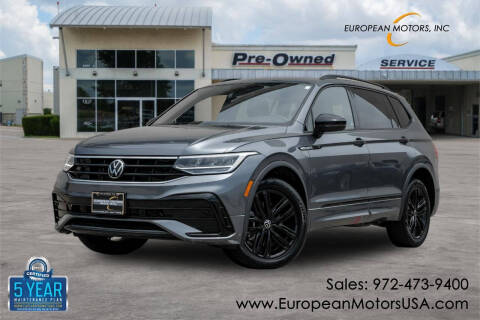 2022 Volkswagen Tiguan for sale at European Motors Inc in Plano TX