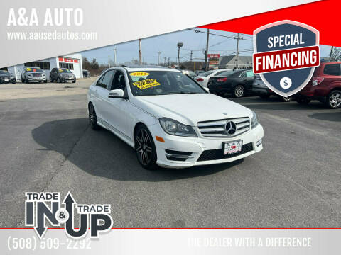 2013 Mercedes-Benz C-Class for sale at A&A AUTO in Fairhaven MA