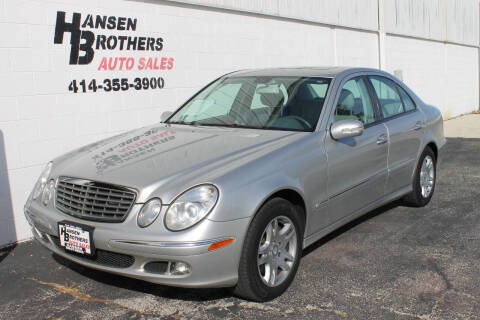 2006 Mercedes-Benz E-Class for sale at HANSEN BROTHERS AUTO SALES in Milwaukee WI