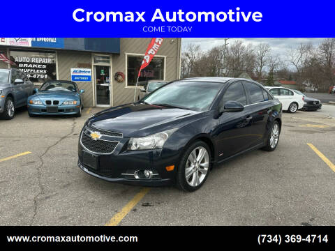 2014 Chevrolet Cruze for sale at Cromax Automotive in Ann Arbor MI