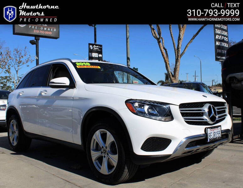 2018 Mercedes-Benz GLC for sale at Hawthorne Motors Pre-Owned in Lawndale CA