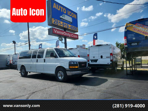 2018 GMC Savana for sale at Auto Icon in Houston TX