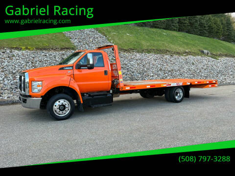 2017 Ford F650 HydraTail Ramp Truck for sale at Gabriel Racing in Worcester MA