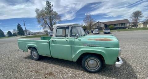 1960 Ford F-100 for sale at Classic Car Deals in Cadillac MI