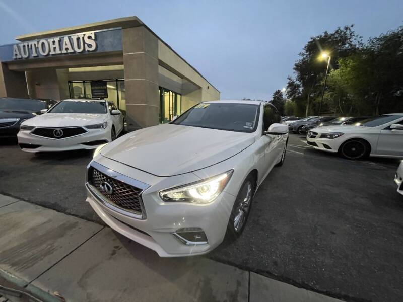 2019 Infiniti Q50 for sale at AutoHaus in Colton CA