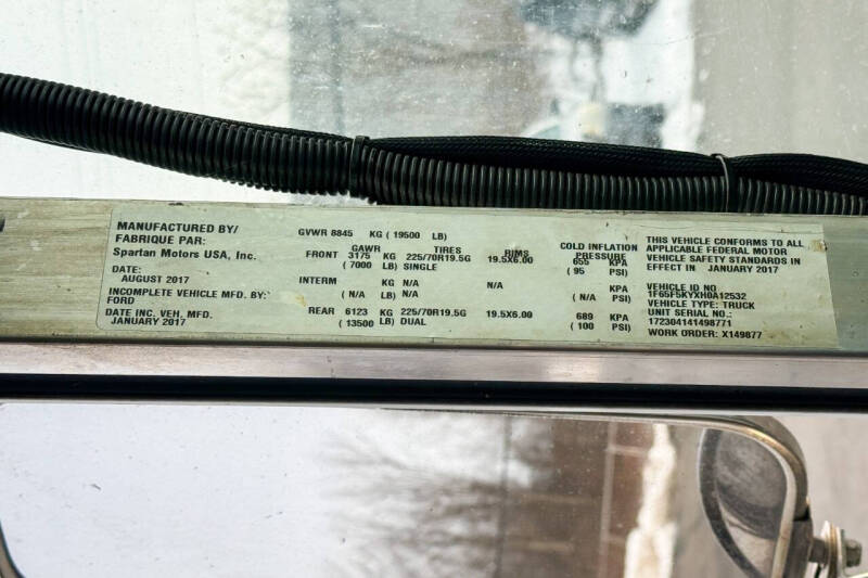 2017 Ford Stripped Chassis