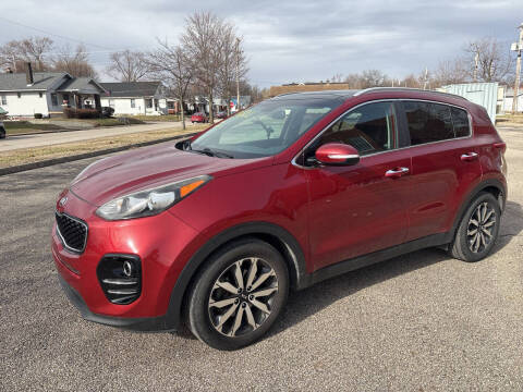2017 Kia Sportage for sale at Hayhurst Auto Center Inc in Evansville IN