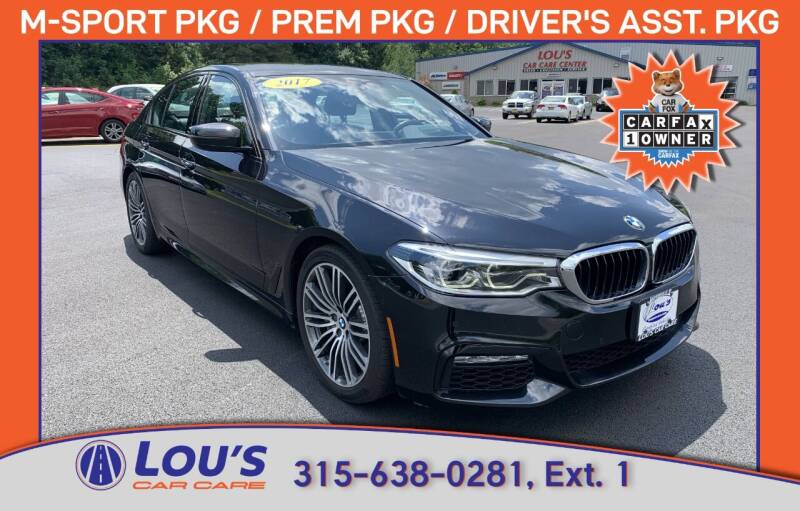 2017 BMW 5 Series for sale at LOU'S CAR CARE CENTER in Baldwinsville NY