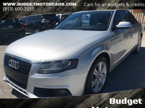 2011 Audi A4 for sale at Budget Motorcars in Tampa FL