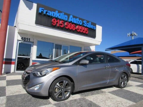 2013 Hyundai Elantra Coupe for sale at Franklin Auto Sales in El Paso TX