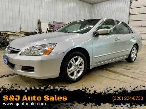2006 Honda Accord for sale at S&J Auto Sales in South Haven MN