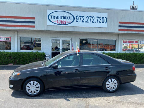 2006 Toyota Camry for sale at Traditional Autos in Dallas TX