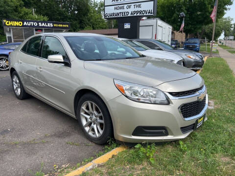 2015 Chevrolet Malibu for sale at Chinos Auto Sales in Crystal MN