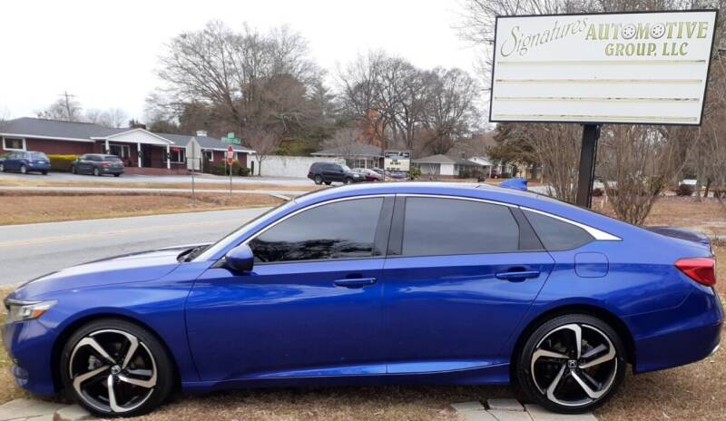 2018 Honda Accord for sale at SIGNATURES AUTOMOTIVE GROUP LLC in Spartanburg SC
