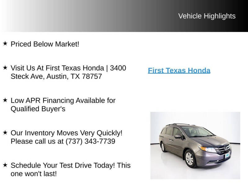 2015 Honda Odyssey EX-L