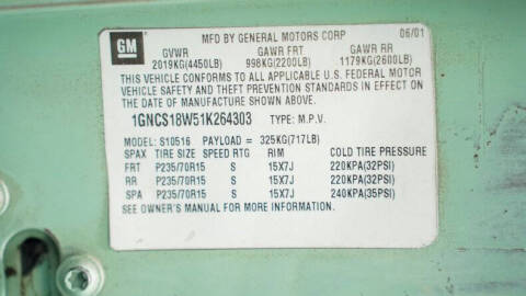 2001 Chevrolet Blazer