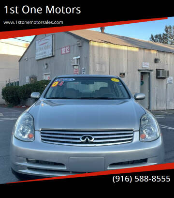 2004 Infiniti G35 for sale at 1st One Motors in Sacramento CA