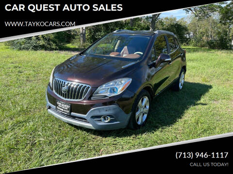 2015 Buick Encore for sale at CAR QUEST AUTO SALES in Houston TX