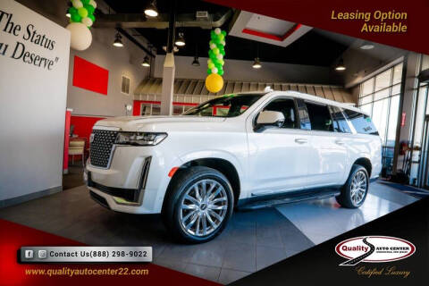 2021 Cadillac Escalade ESV for sale at Quality Auto Center in Springfield NJ