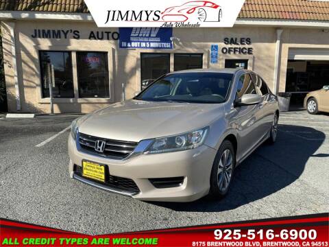 2015 Honda Accord for sale at JIMMY'S AUTO WHOLESALE in Brentwood CA