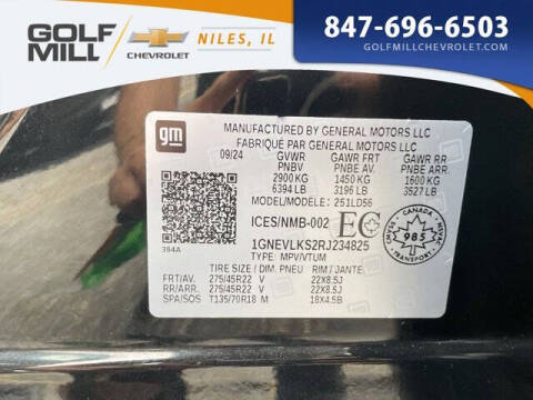 2024 Chevrolet Traverse RS