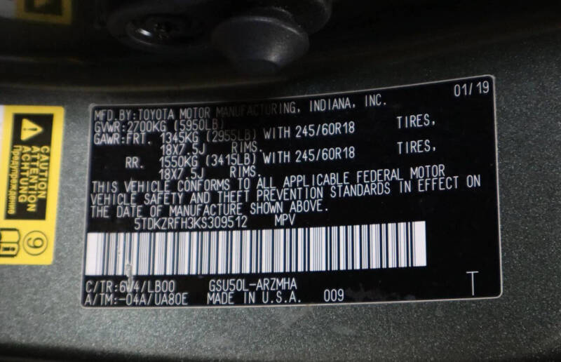 2019 Toyota Highlander